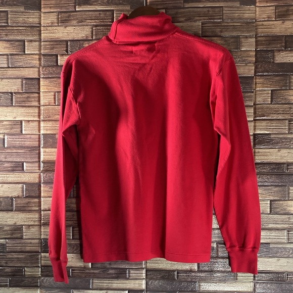 Vintage 90’s Womens Large Red Polo Ralph Lauren Turtle Neck EUC - Picture 2 of 8